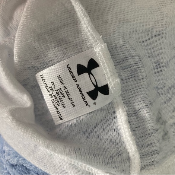 Under Armour Ladies White Semi-fitted Heat Gear T-shirt size Large - Picture 3 of 6